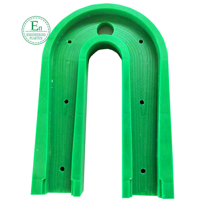 抵抗力がある緑の一般的なエンジニアリング プラスチック UHMW PE のガイド レール